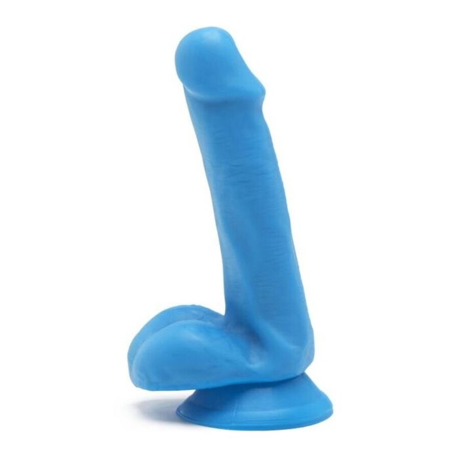 GET REAL - HAPPY DICKS DILDO 12 CM BOLAS AZUIS